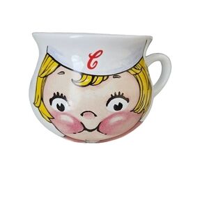 Vintage 1998 Campbell's Soup Bowl / Mug - Front and Back view of Houston Harvest